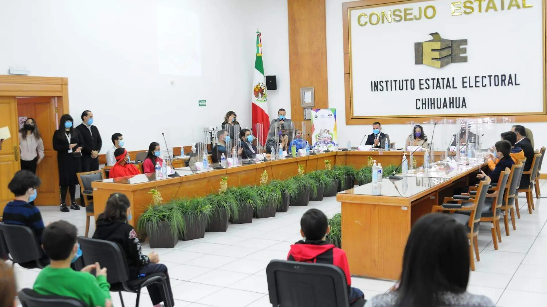 sesión de congreso infantil